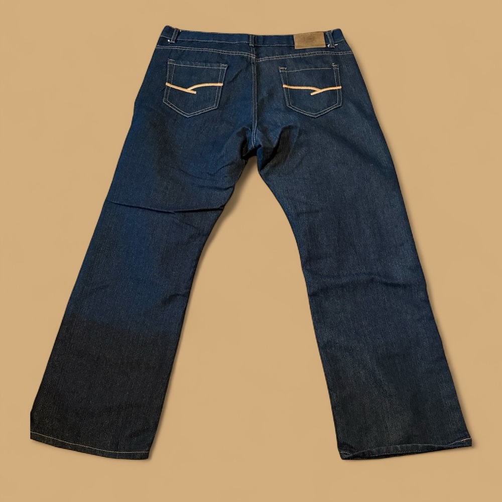 Classic Blue Straight Leg Jeans for Men
